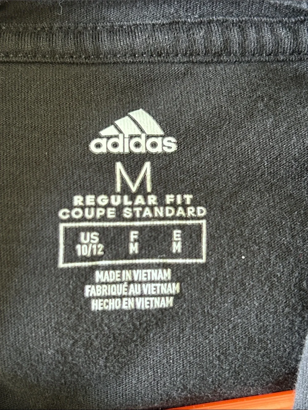 adidas Black Hoodie with Blue-Green Logo